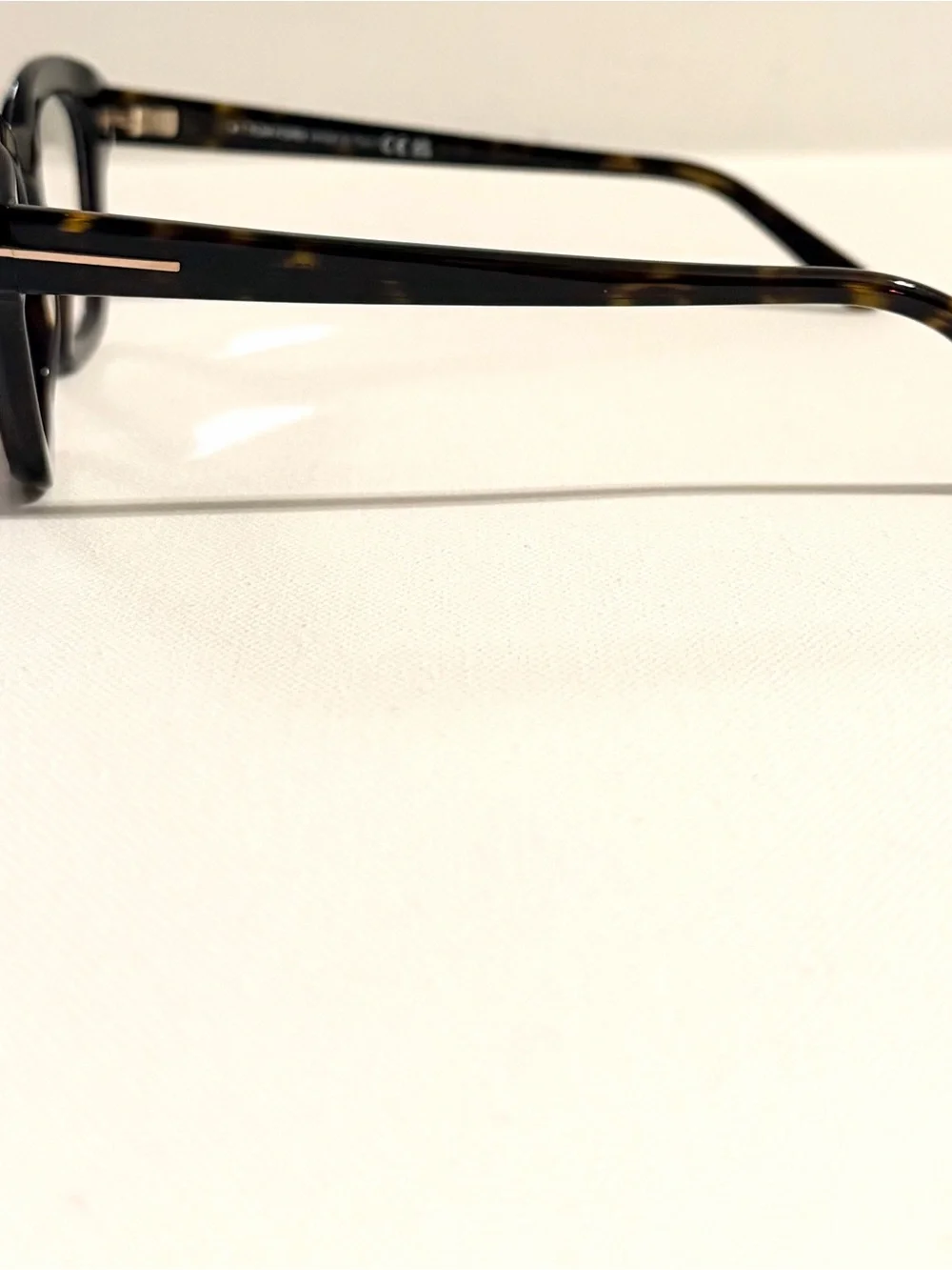 Tom Ford Black Thick Square Frame Sunglasses